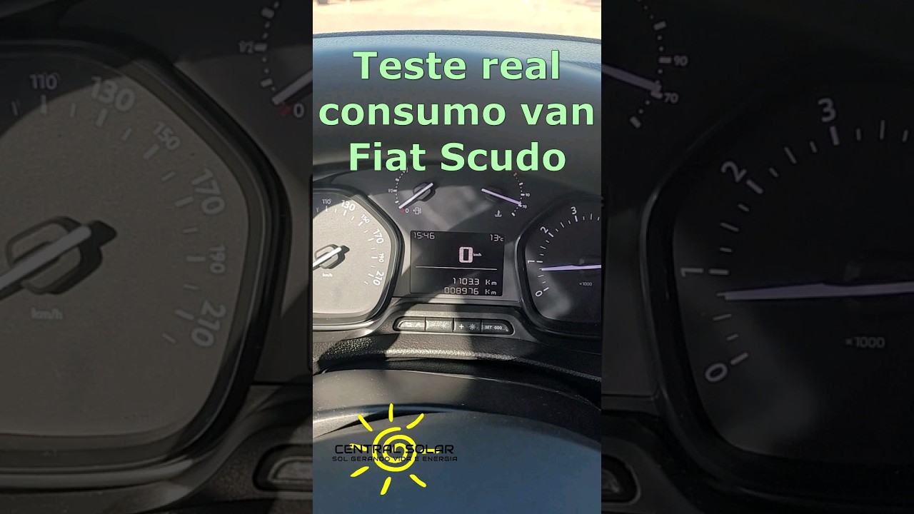 TESTE CONSUMO REAL VAN FIAT SCUDO