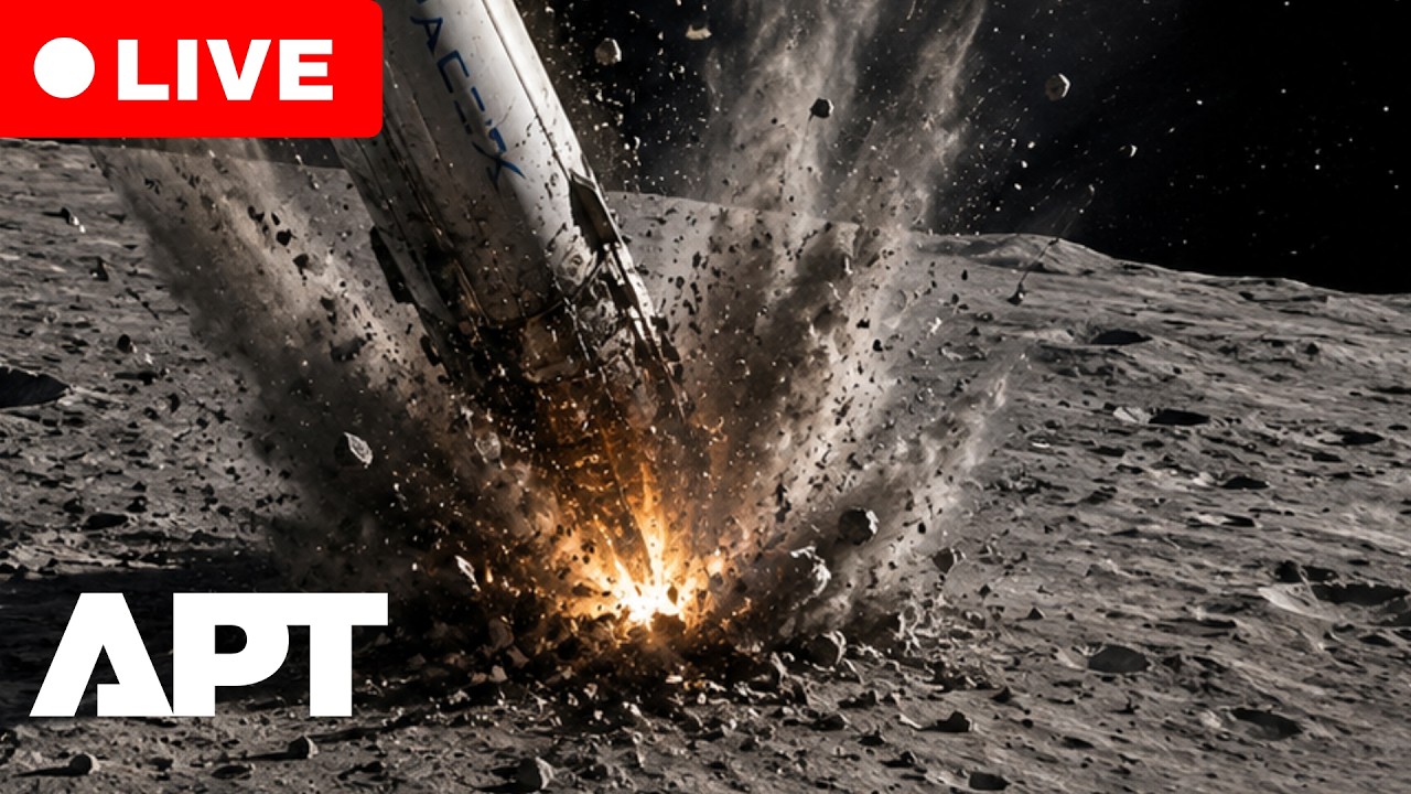LIVE: NASA Responds as Suspected SpaceX Falcon 9 Rocket Stage Crashes Into the Moon | APT