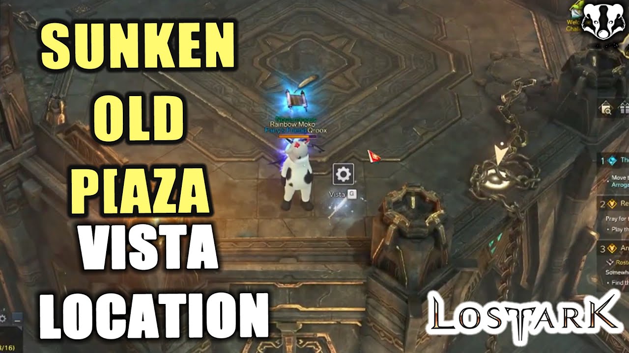 Sunken Old Plaza Vista Location - Lost Ark
