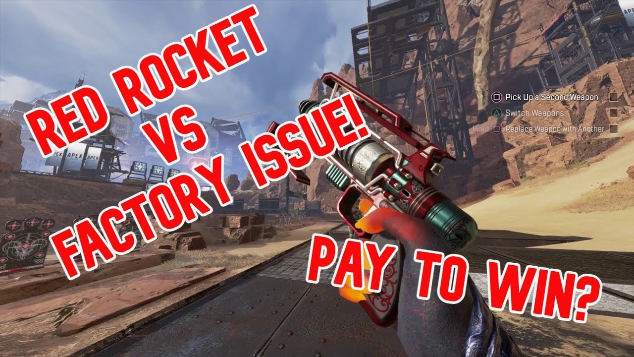 The BEST Pay To Win Wingman Skin in Apex Legends! (RED ROCKET)