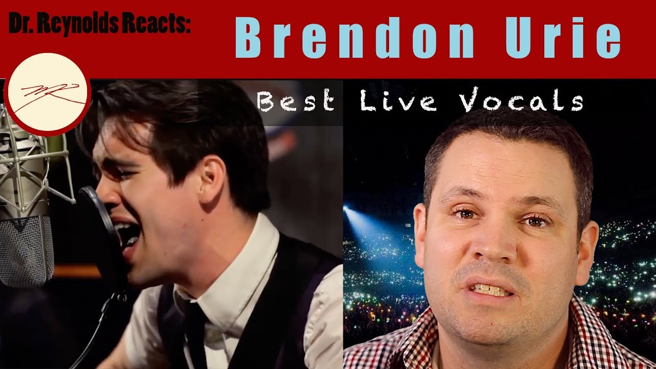 Voice Teacher & Opera Stage director reacts to and analyzes Brendon Urie Best Live Vocals