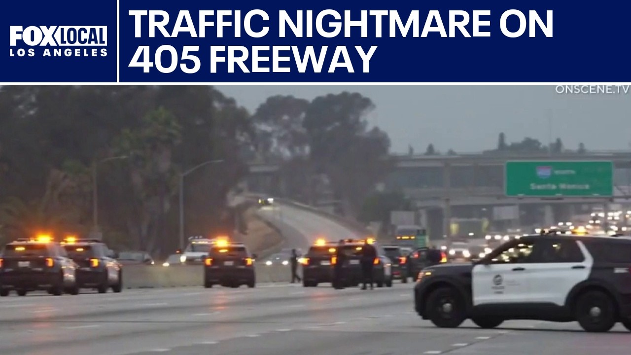 Gridlock on 405 Freeway after gunman fatally shot