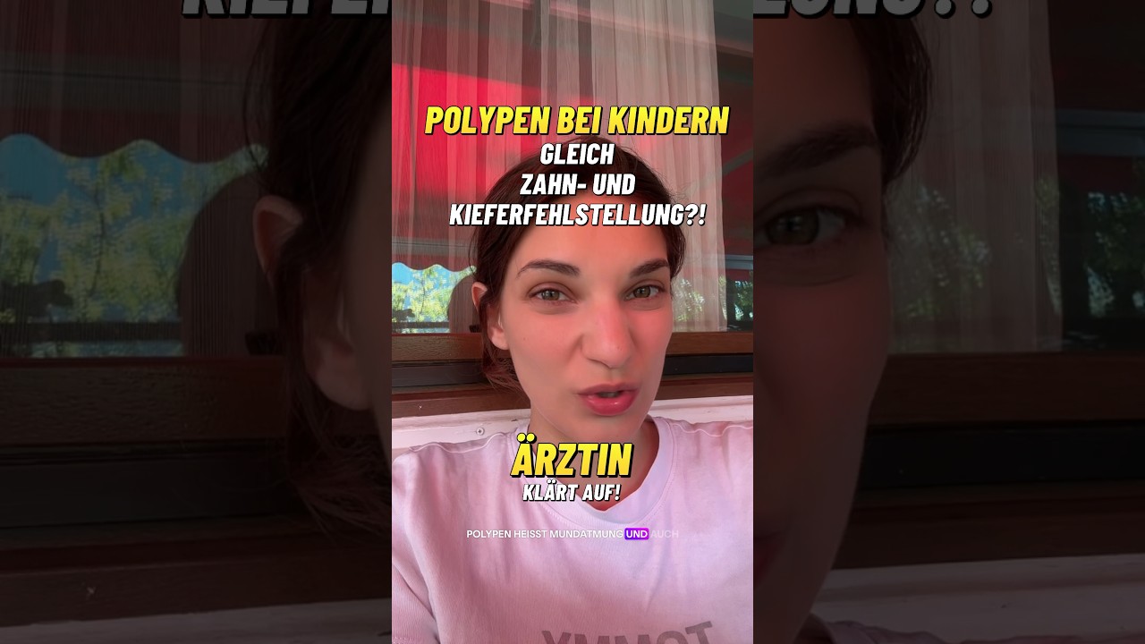 Polypen bei Kindern, Zahn- und Kieferfehlstellung?! Abo nicht vergessen ❤️ #kinder #medizin #polypen