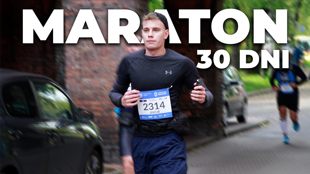 przebiegłem MARATON w 30 DNI bez doświadczenia