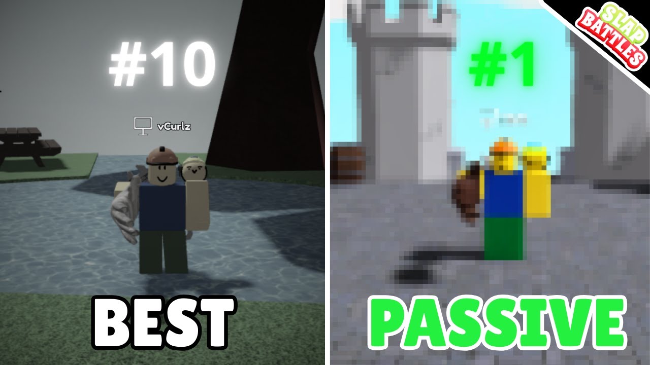 The 10 BEST PASSIVE GLOVES In Slap Battles | Roblox Slap Battles