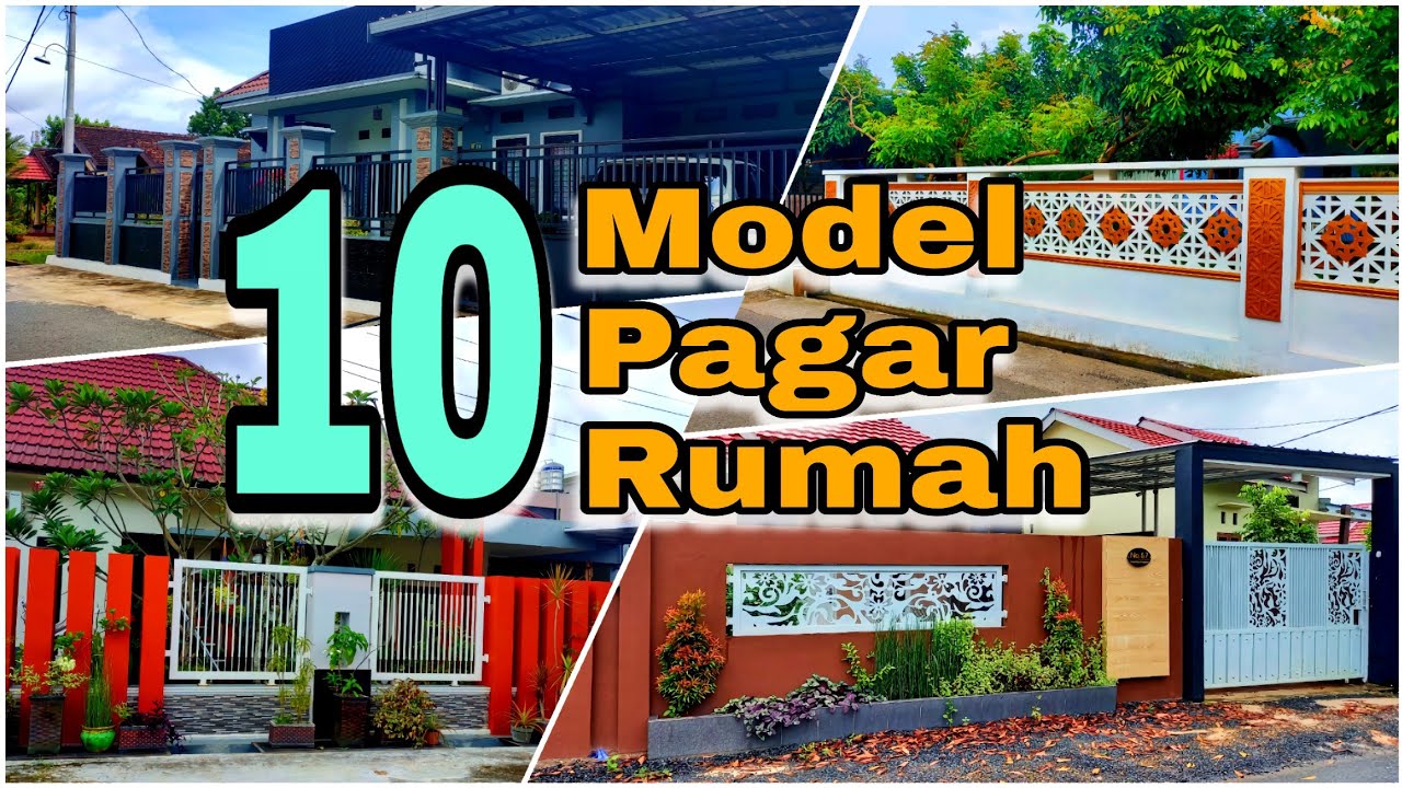 10 Model Pagar Rumah Terbaru