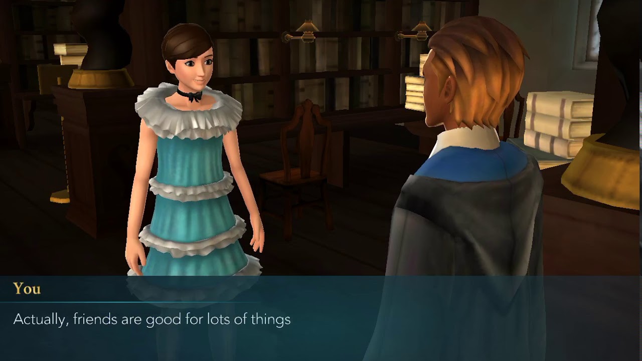 First date with Talbott Winger Side Quest Harry Potter Hogwarts Mystery &lsquo;Ask out Talbott&rsquo;
