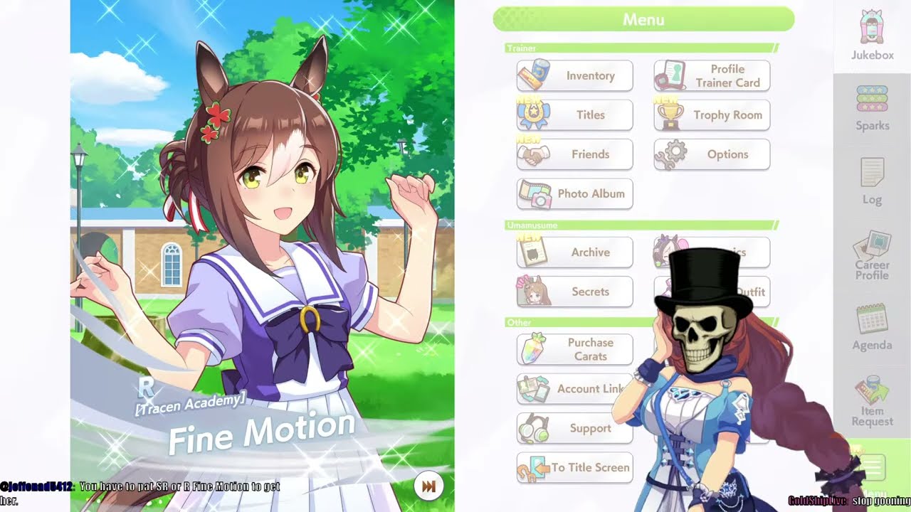 【Umamusume: Pretty Derby】Watching YOUR FINALS | My Finals | Pulling for Fine Motion