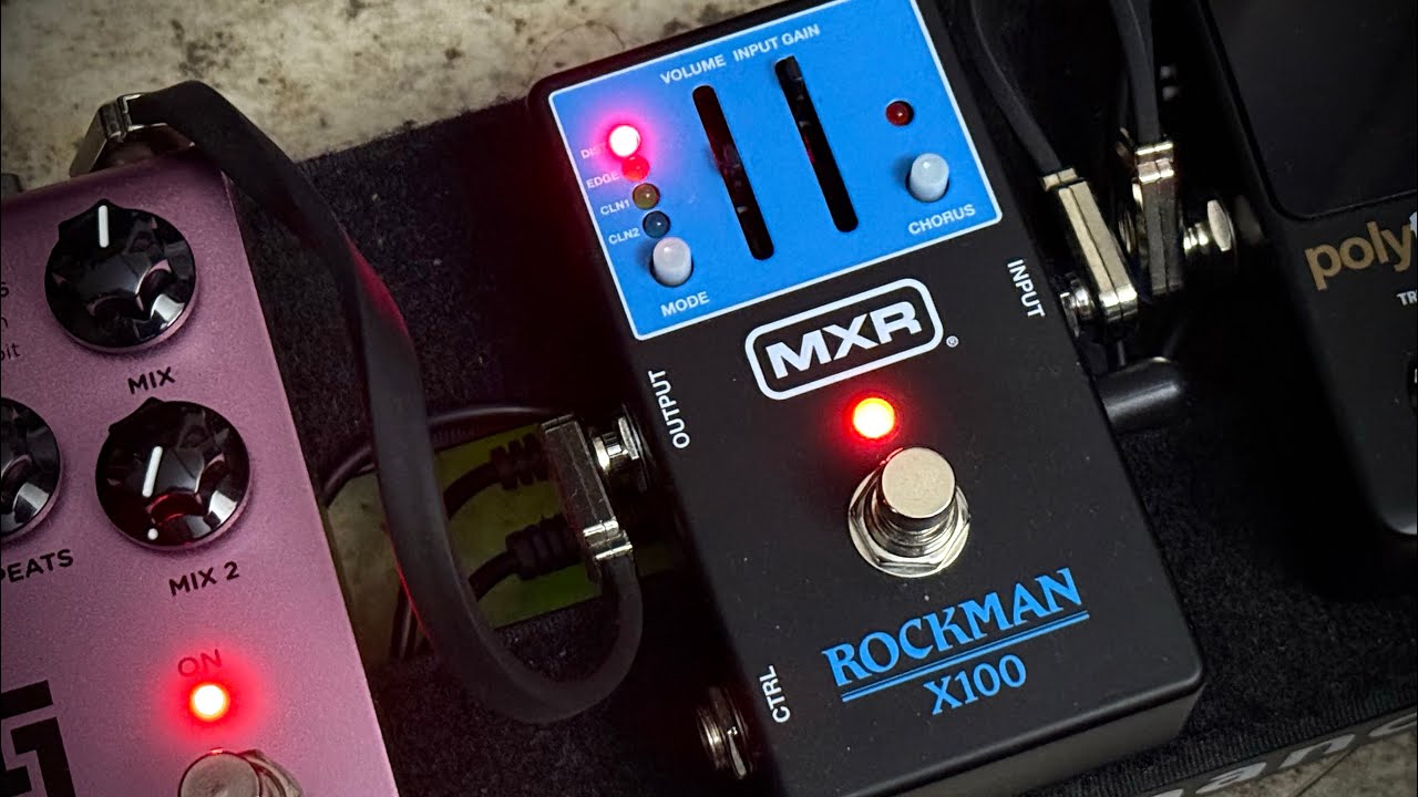 Meet Me Halfway (Kenny Loggins) using an MXR Rockman X100