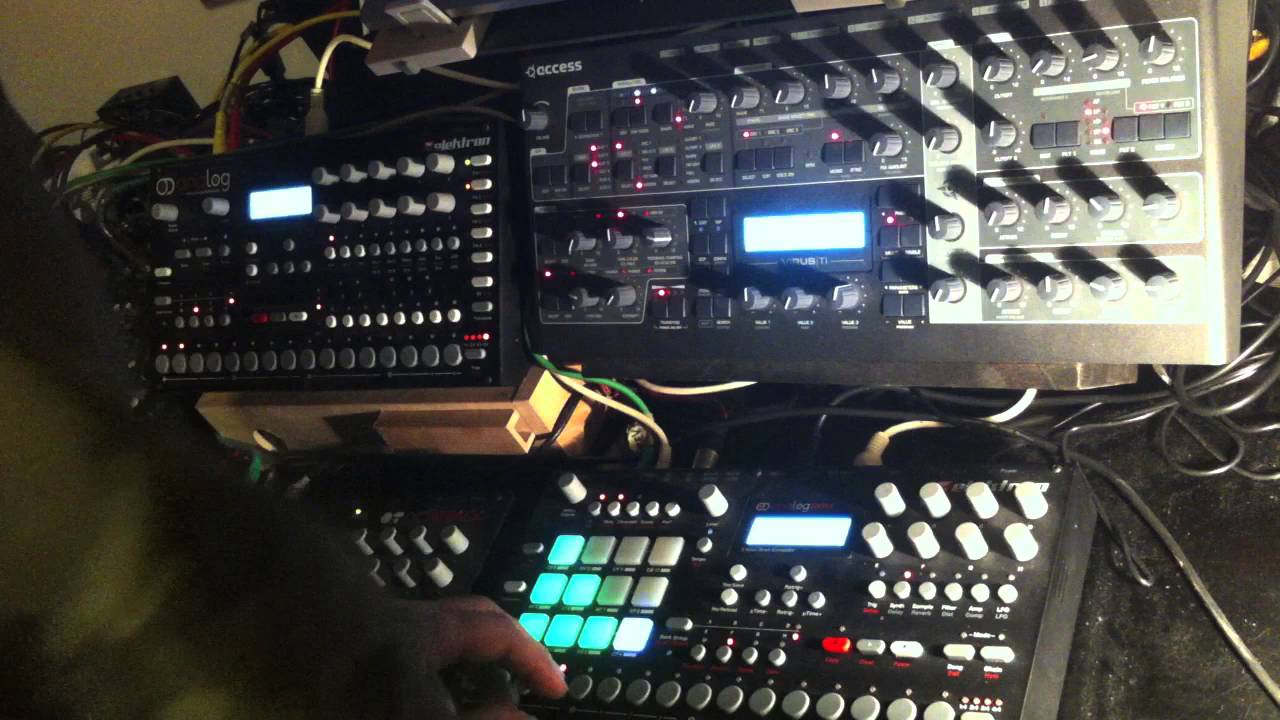 octatrack/analog four/analog rytm/virus ti.. short jungle/drum&bass live set