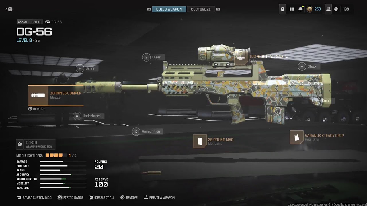 🔸🔶 MW III: DG-56 Never Used ¤§¤ Natural 🎯 Aim 🔶🔸 #boston #callofduty #shorts #fyp