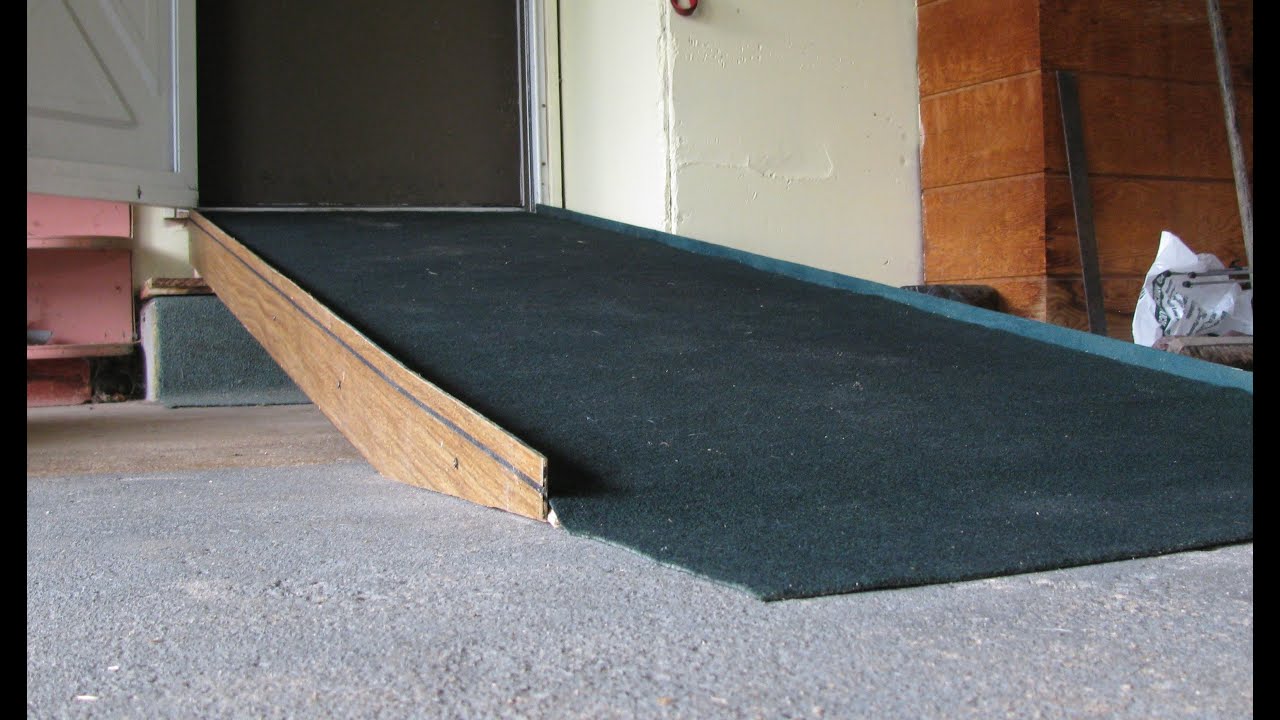 How to build a household wheelchair ramp