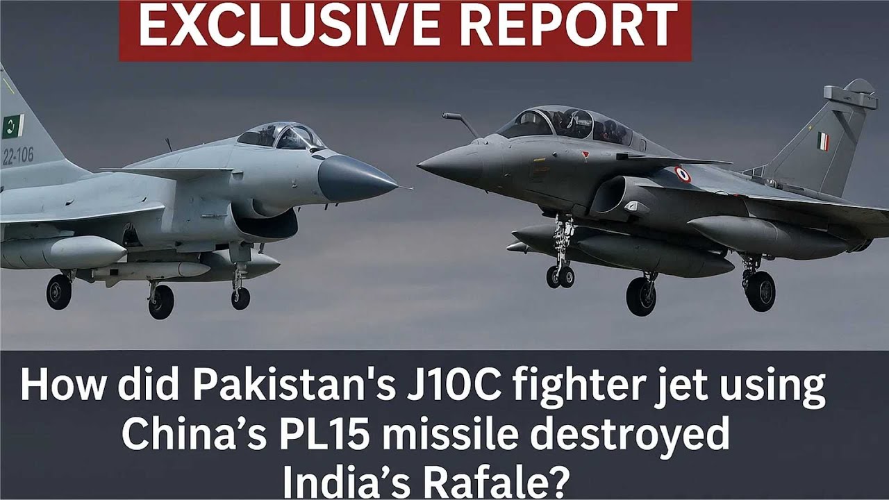 How Pakistani J 10C fighter armed with Chinese PL 15 missile shot down India’s French Rafale