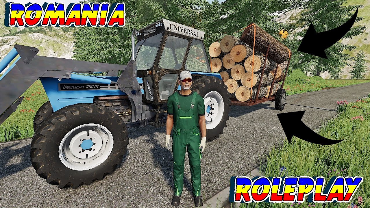 #fs22 Romania RolePlay #14 TANARUL ION A FURAT TOATE LEMNELE DIN PADURE