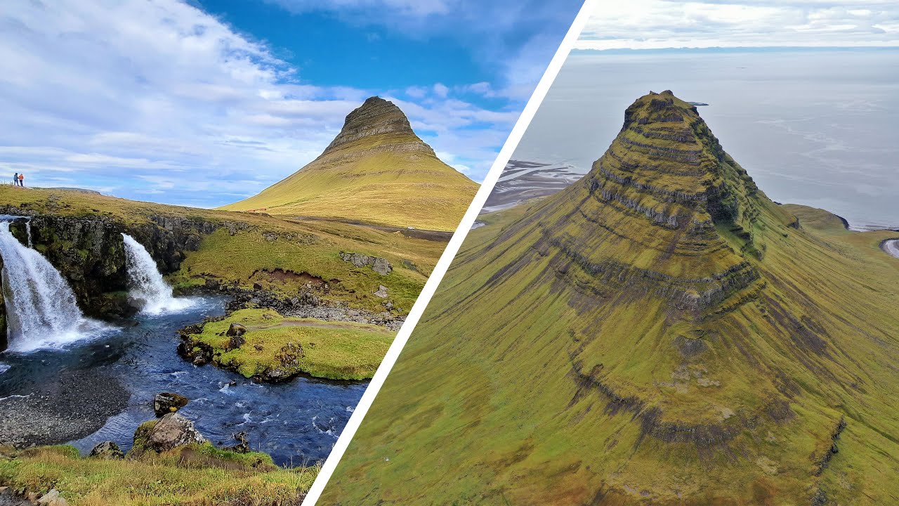 Climbing the Kirkjufell Mountain, Iceland