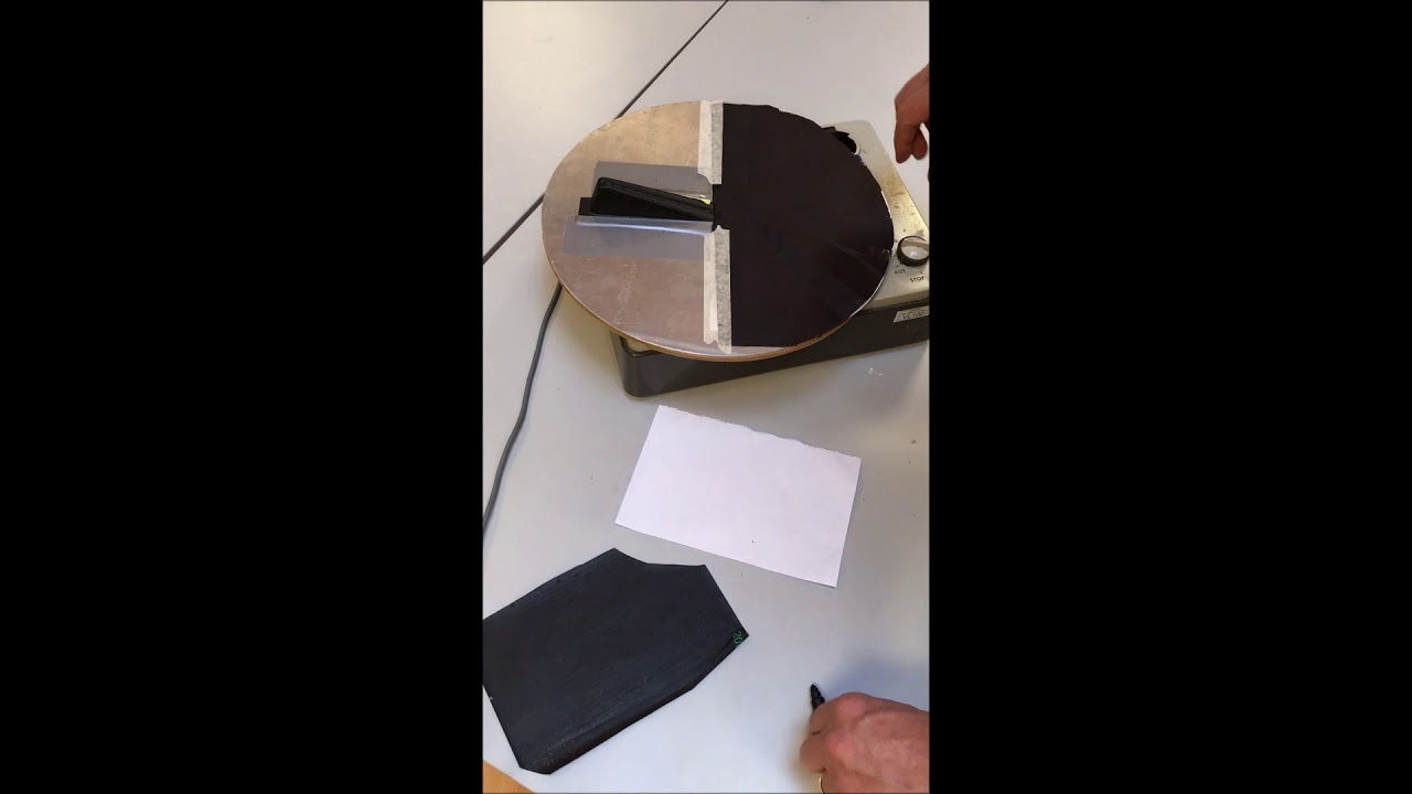 Geofysica - Coriolis effect - Experiment draaitafel