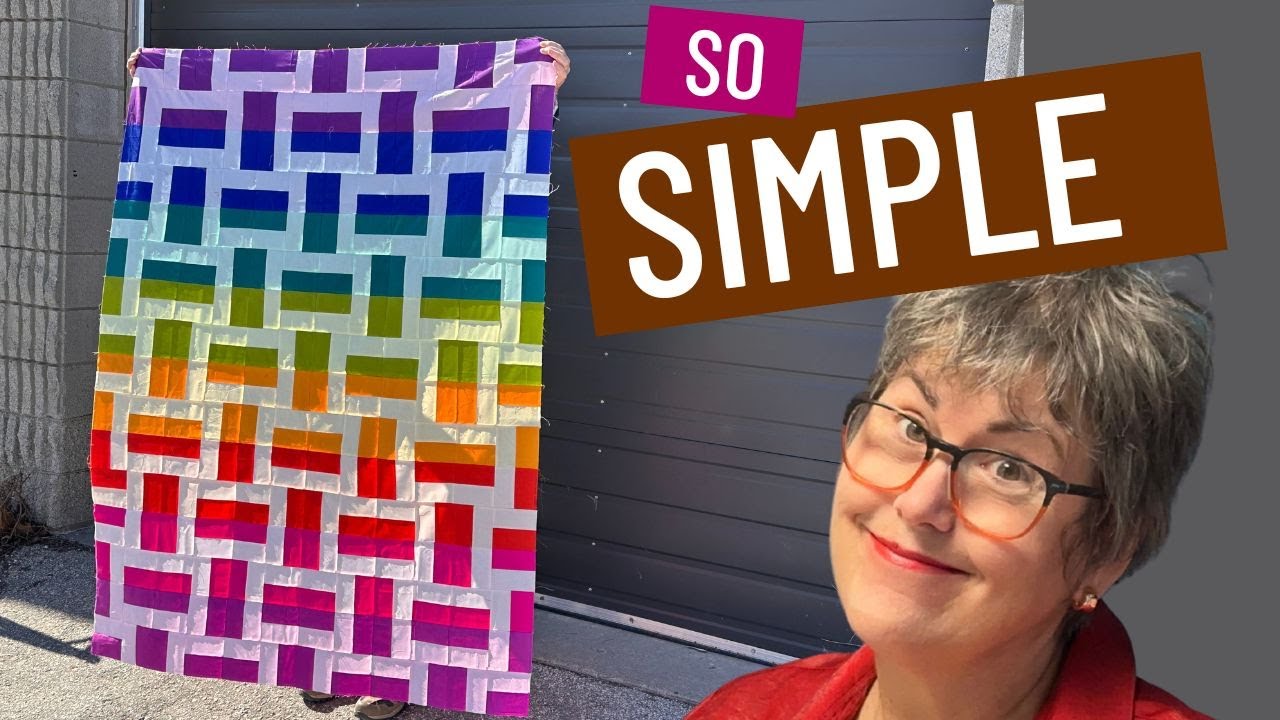 Fast & Easy Potato Chip Quilt that will blow your mind - Stashbuster 14 Chippy Chains