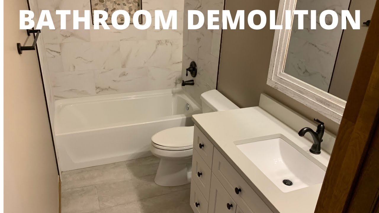 How to Do Bathroom Demolition | Home Renovation Tips