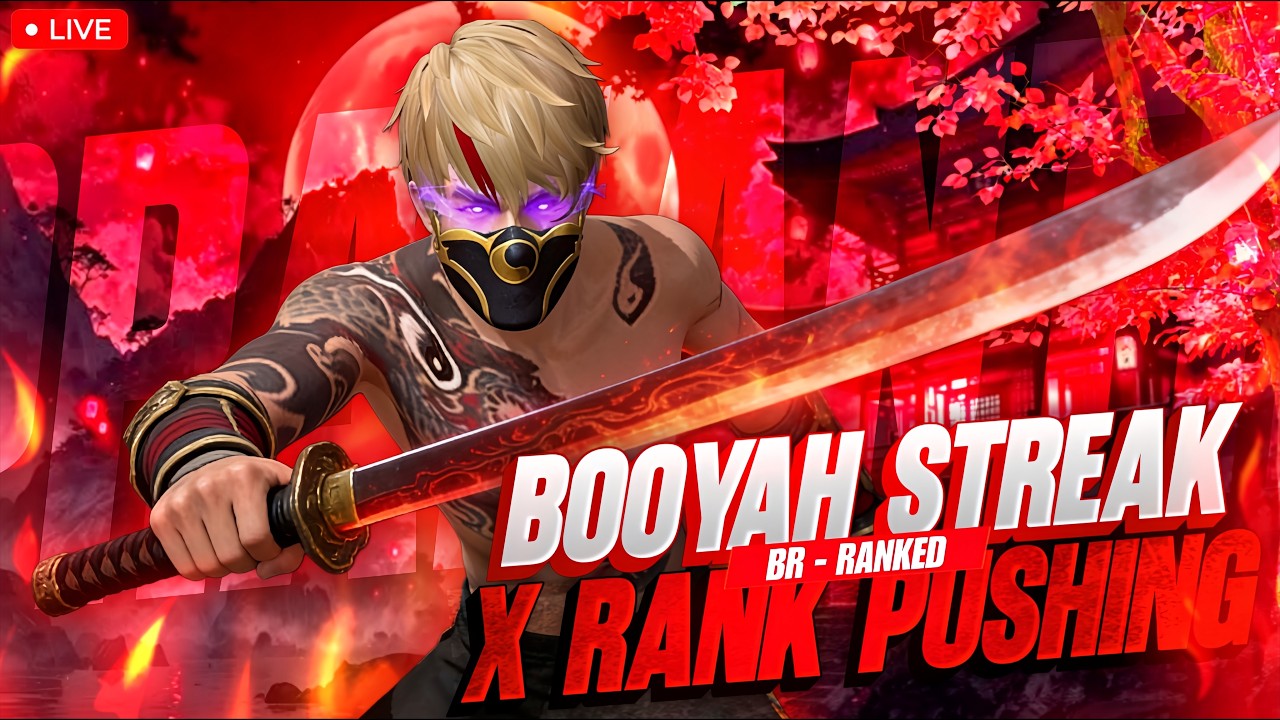🔴 LIVE NOW || 30 Booyah streak challenge💪 Free Fire Tamil Gaming with FFK Prasanth 🔴