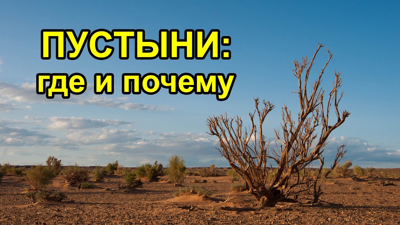 Пустыни: где и почему