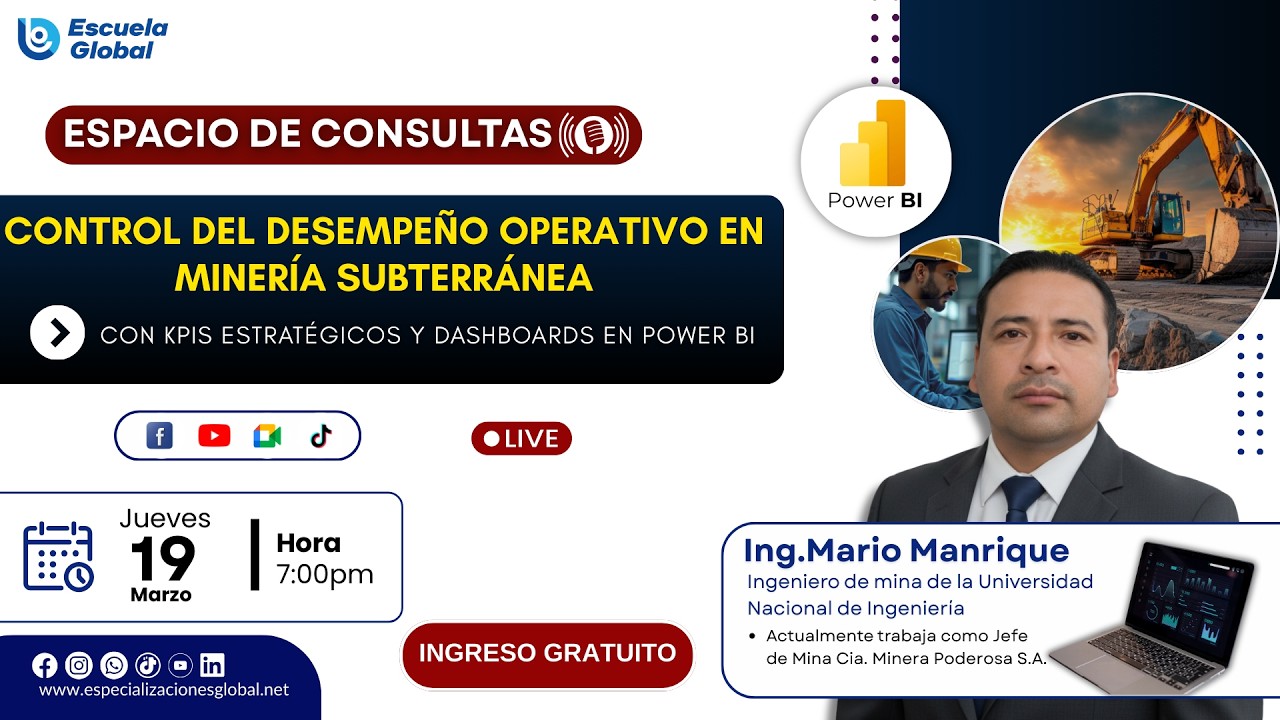 CONTROL DEL DESEMPEÑO OPERATIVO EN MINERÍA SUBTERRÁNEA