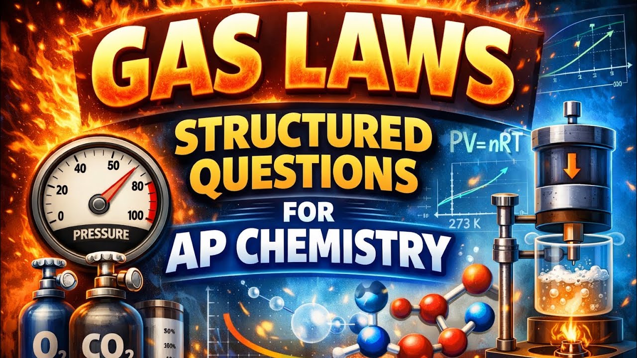 GAS LAWS | STRUCTURED QUESTIONS | AP CHEMISTRY | ADVANCED CHEMISTRY 
