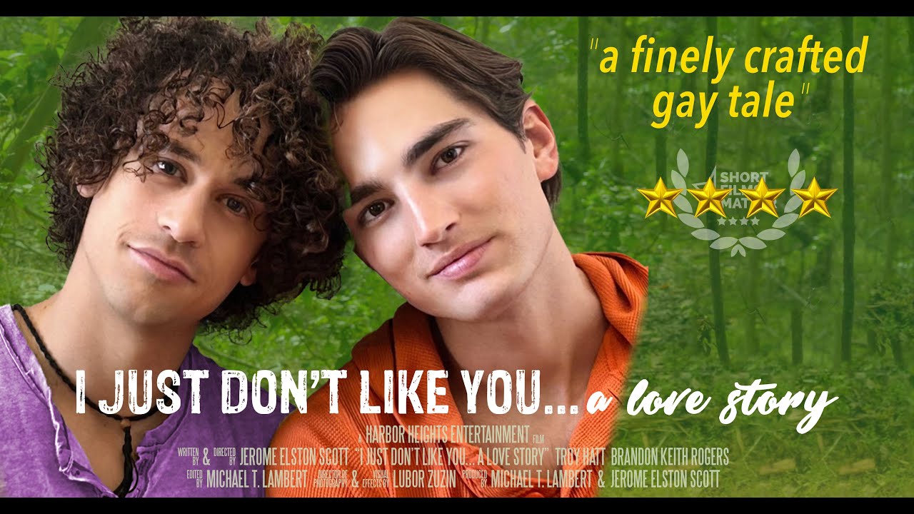 I JUST DON'T LIKE YOU... A LOVE STORY (2024).   A new gay short film with a twist.