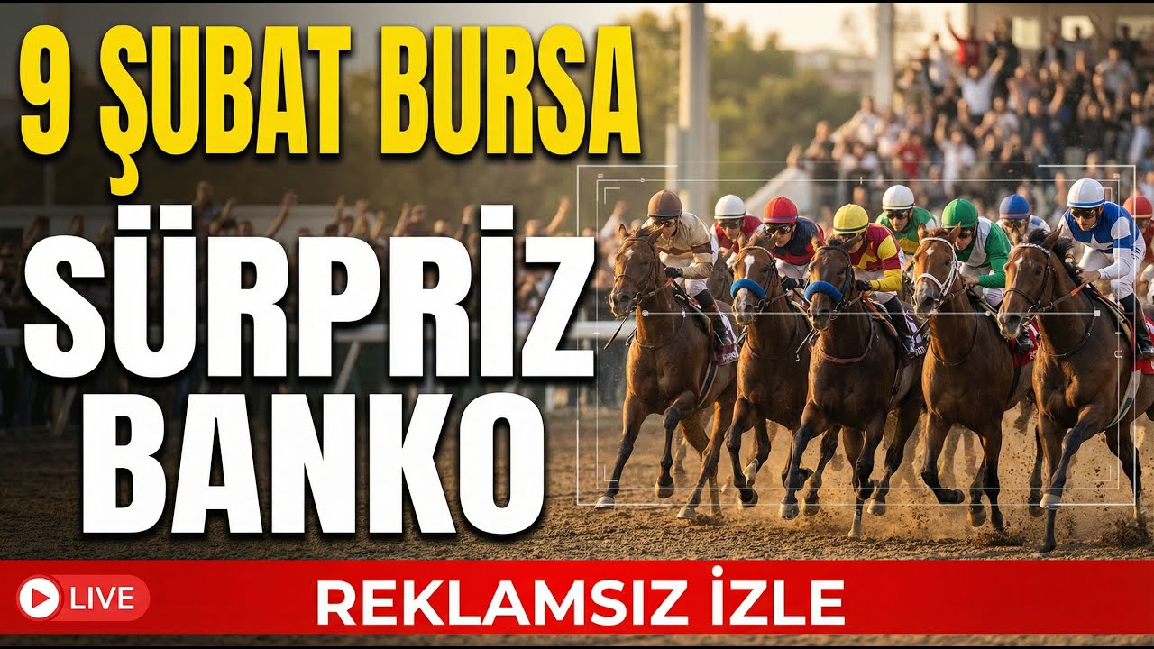 YILDIZLI B&Uuml;LTEN 9 şubat 2026 pazartesi BURSA At Yarışı Tahminleri