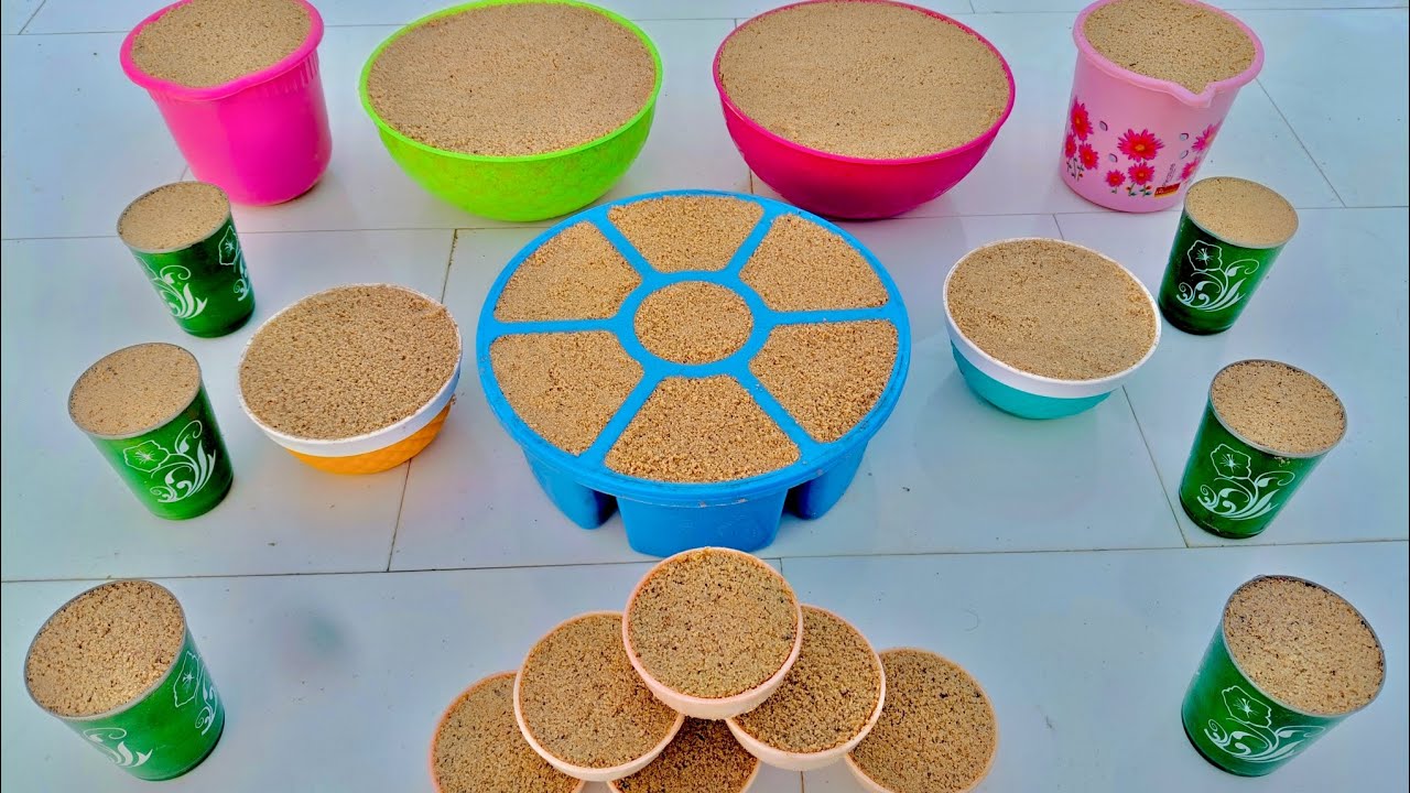 Satisfying ASMR Video | Diy Amazing Multiple Sand Cake with How To Make Kitchen Tools Sand Cake Clay