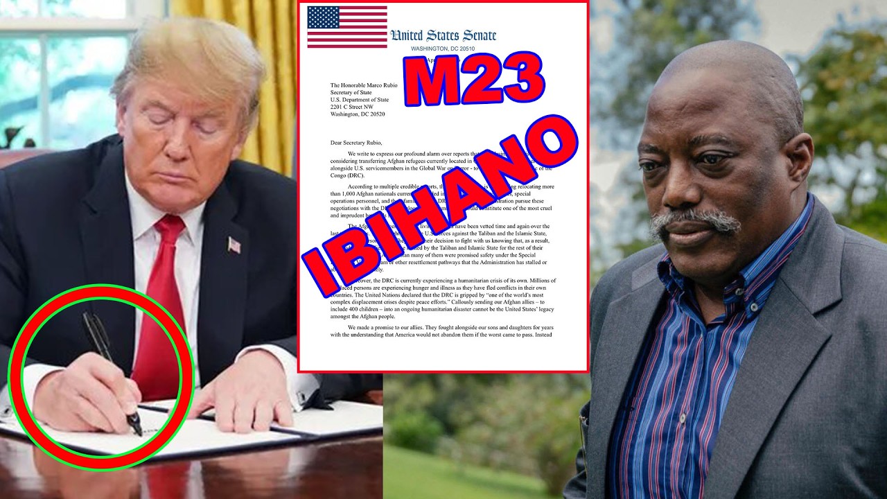 INKURU YIHUTIRWA🚨TRUMP AFATIYE J.KABILA IBIHANO AZIRA M23