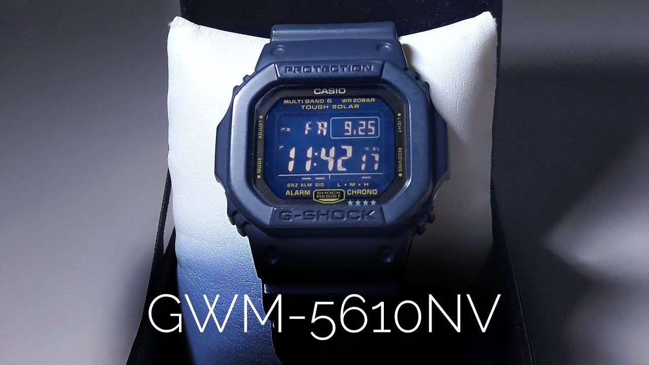 Review đồng hồ G-Shock GWM-5610NV - Phiên bản màu đặc biệt