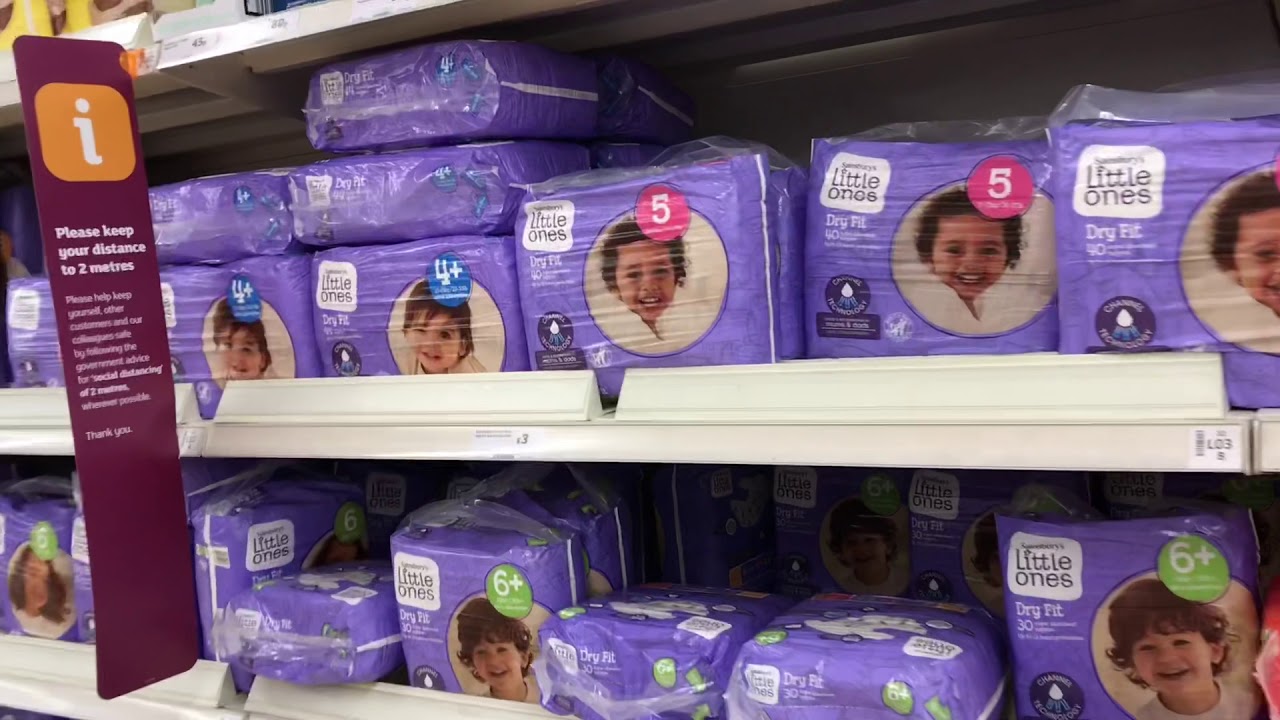 Sainsbury’s baby nappies n wipes