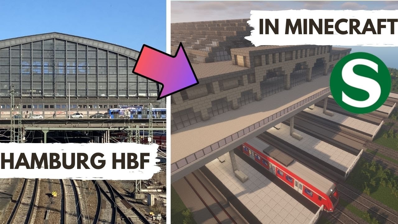 Hamburg HBF in Minecraft (Projekt Folge 24)