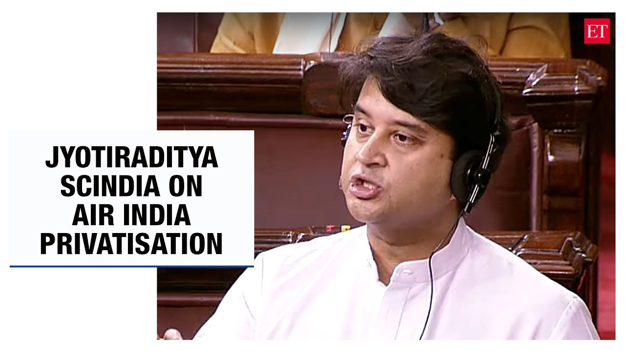Watch: Jyotiraditya Scindia blasts Opposition for questioning Air India&rsquo;s privatisation