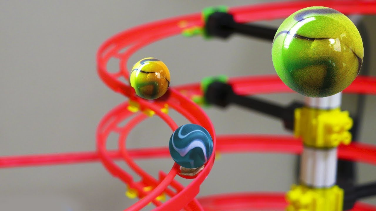 CHEGOU !!! PISTA de BOLINHAS de GUDE - Quercetti SkyRail   Ottovolante Maxi   Brinquedo Marble run