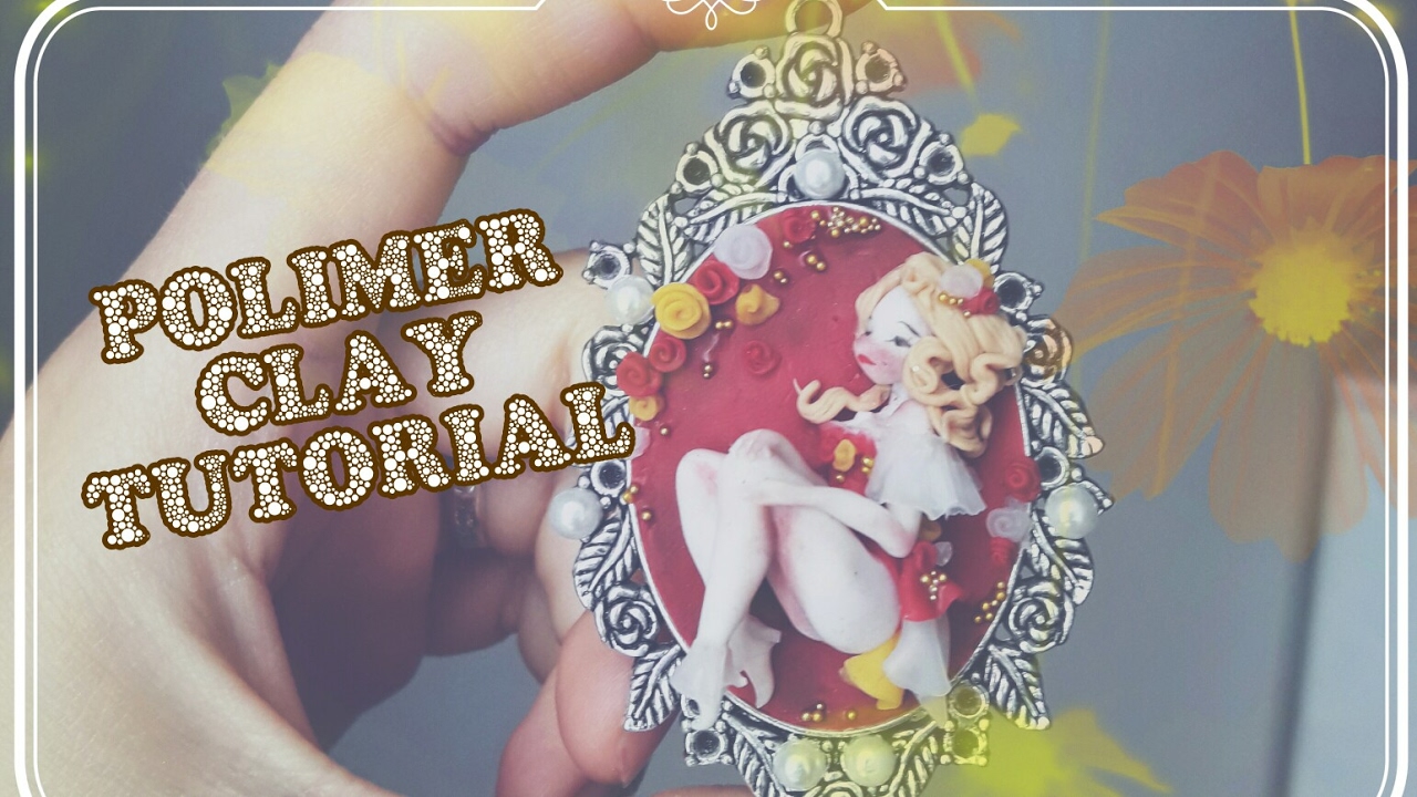 Tutorial Polymer clay // romantic // little girl