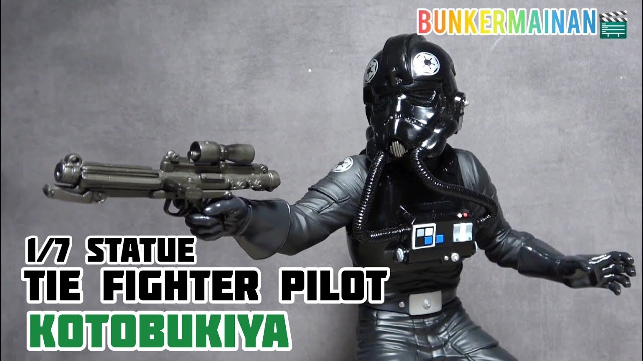 Kotobukiya 1/7 TIE FIGHTER PILOT ARTFX STAR WARS Statue Indonesia (ENG SUBS)