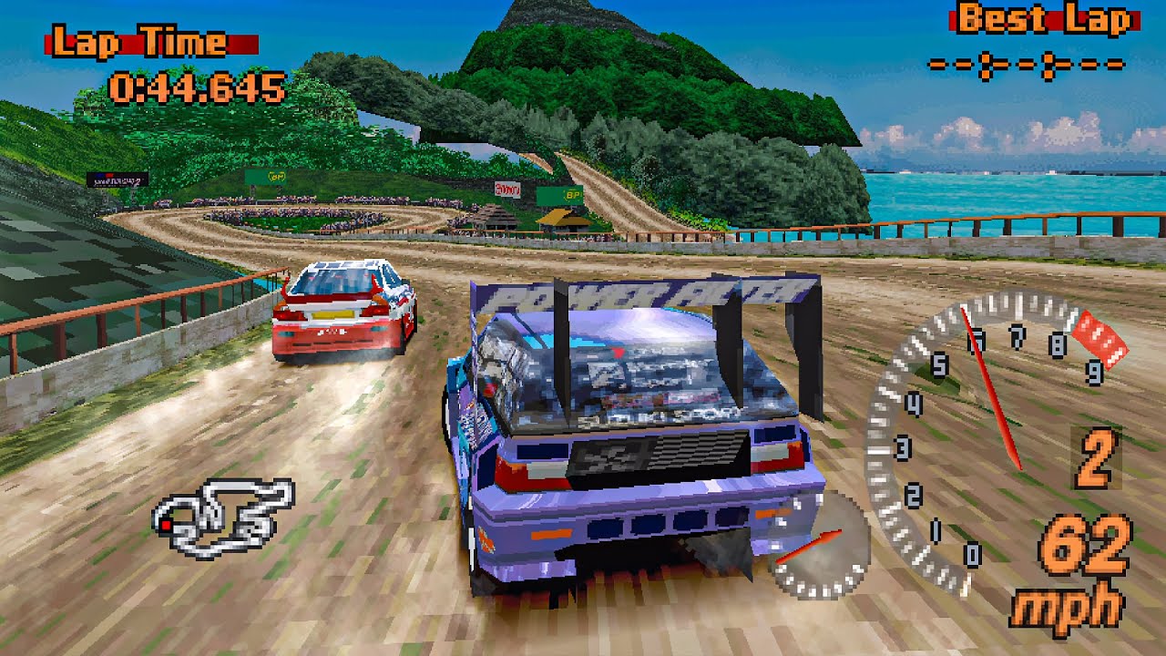 Gran Turismo 2 Tahiti Maze Rally - Toyota Corolla & Suzuki Cultus Pikes Peak