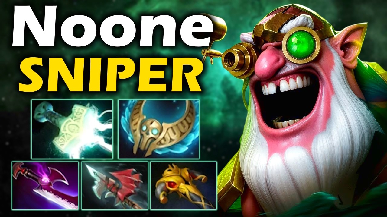Ноуван ОБОЖАЕТ НОВОГО 7.38 Снайпера! - Noone Sniper 7.38c ДОТА 2