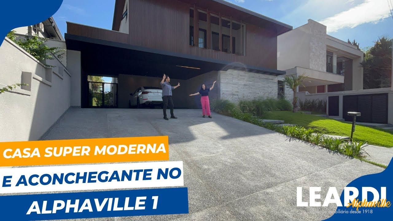 CASA SUPER MODERNA E ACONCHEGANTE NO ALPHAVILLE 1