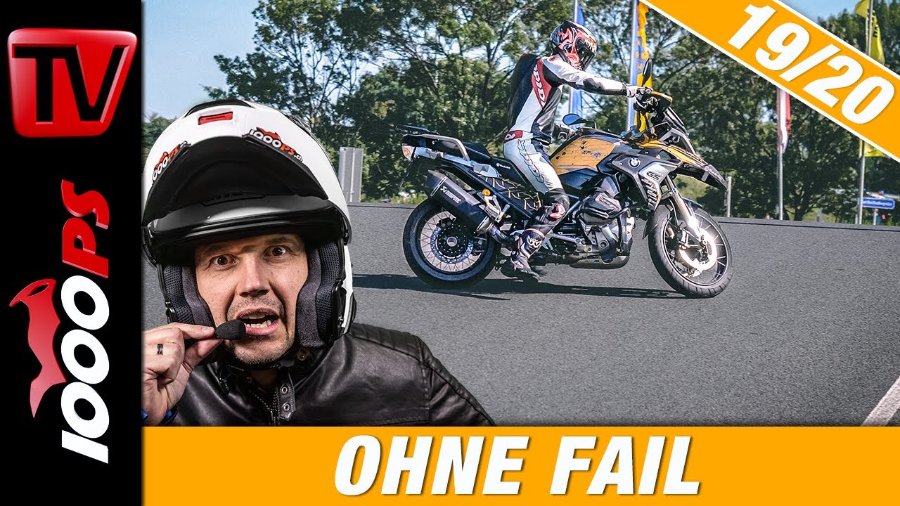 Motorrad wenden - auch in schwierigen Situationen mit Gefälle oder auf Schotter 19/20