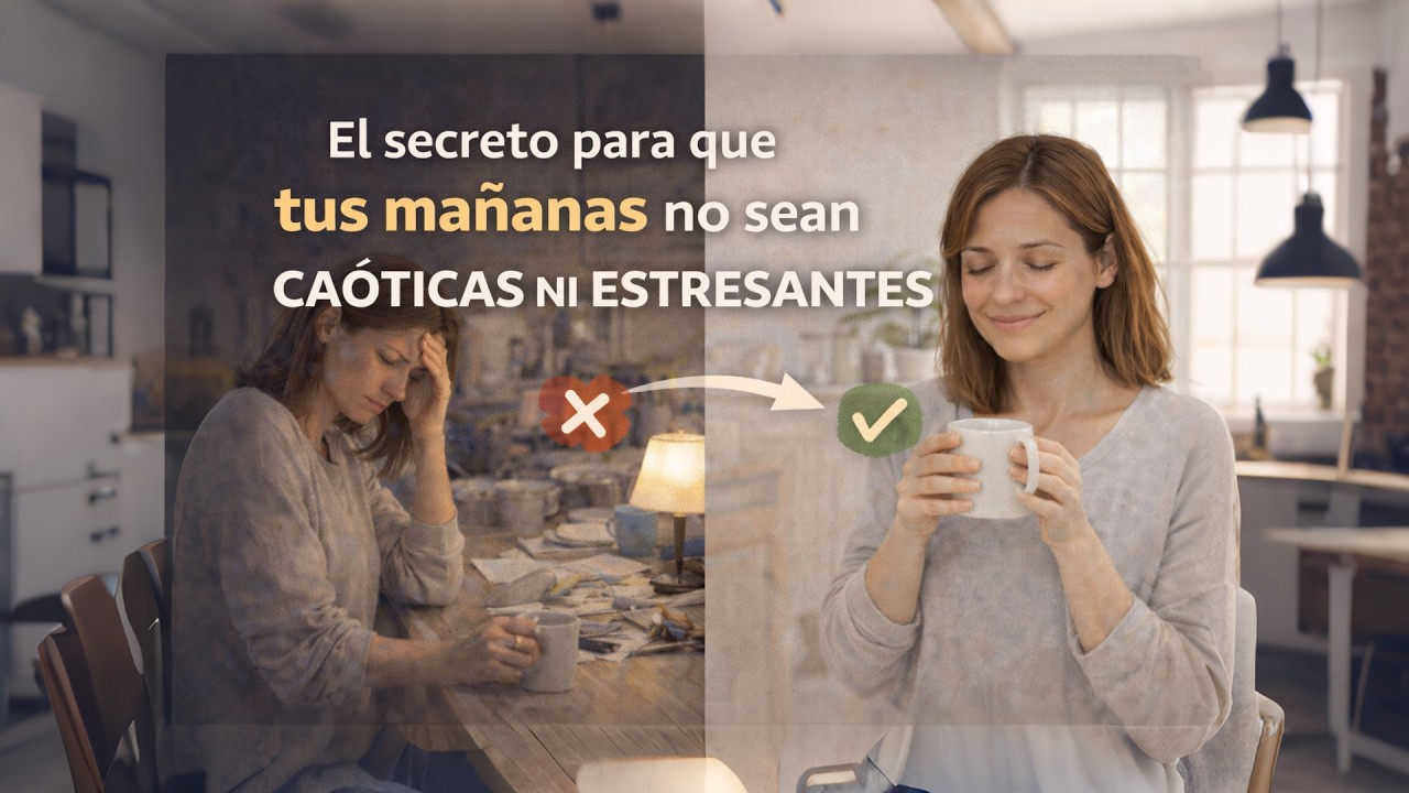 Haz esto antes de dormir para tener una mañana libre de estrés
