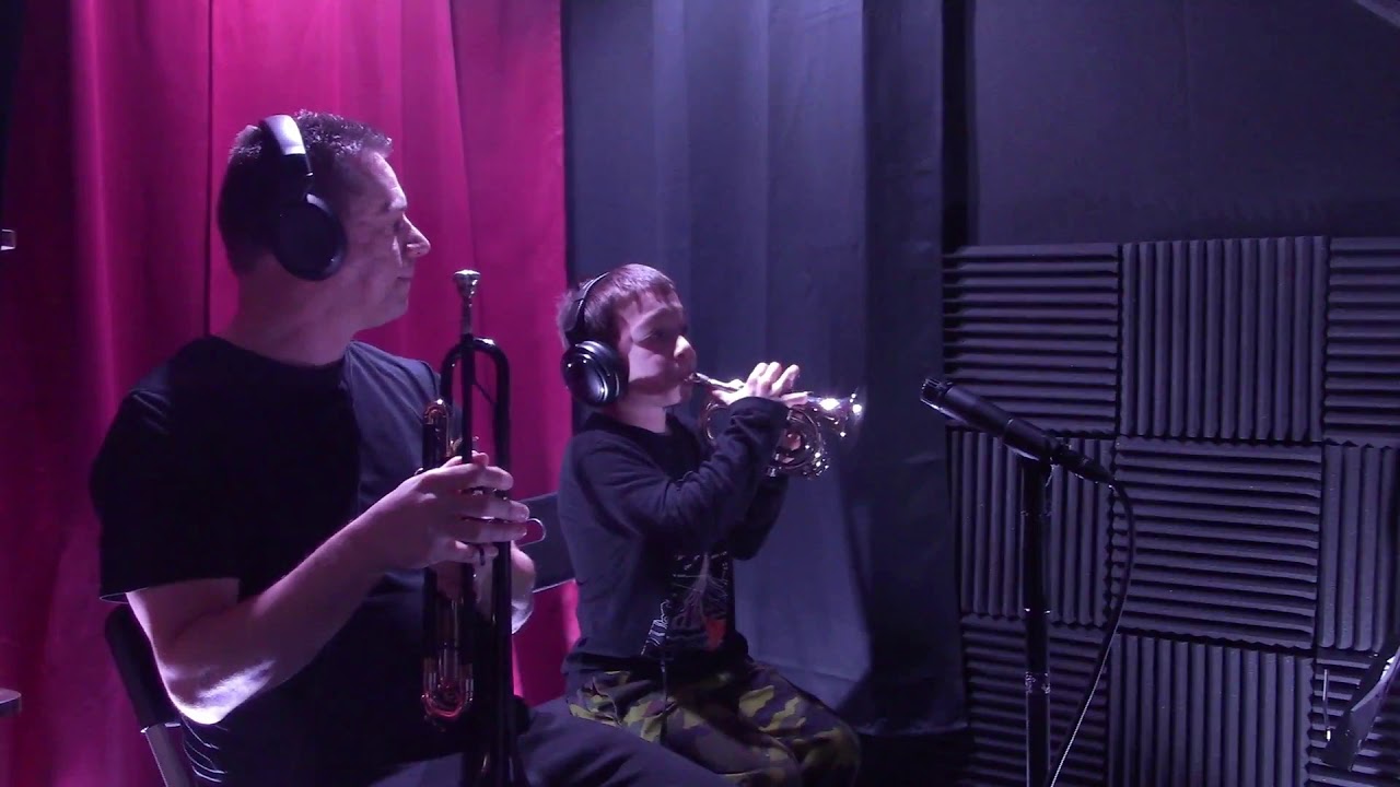 Notre Premier Duo - Dylan the Trumpet Kid - Trumpet Cover - Kid Musician