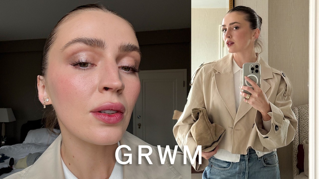 get ready with me 💋 makeup, outfit, new + old faves