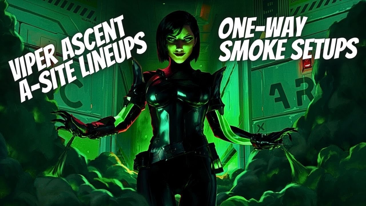 ASCENT A Site VIPER One-Way Smoke Lineups