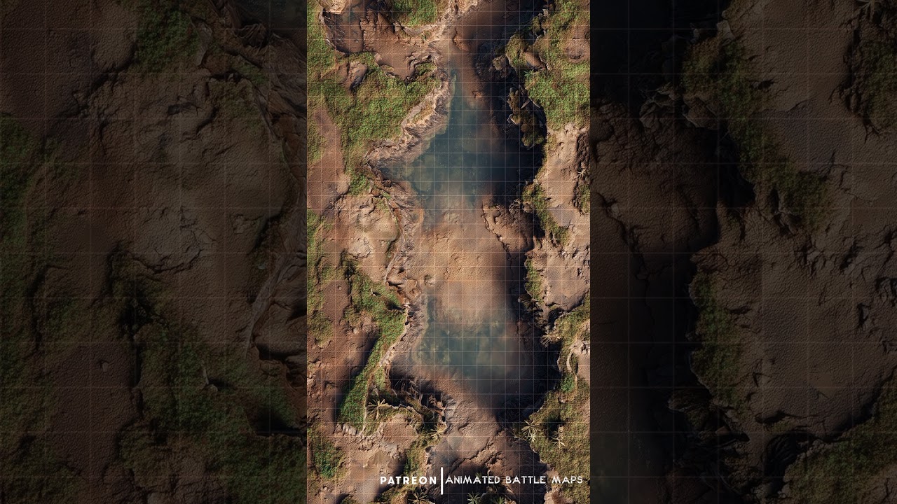 D&D | Slickway Part 5 Grid | Animated Battle Maps