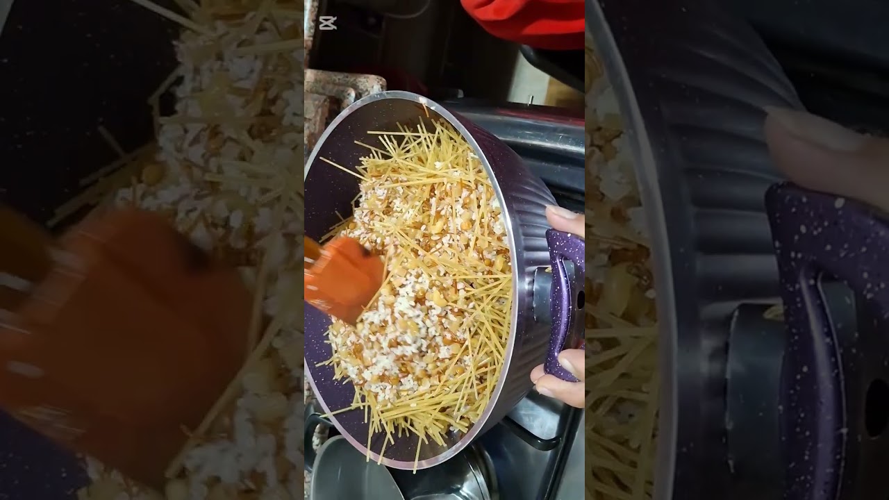 الكشري المصريه في حله واحده لذيذ ومن غير تعب#اكسبلور #food 