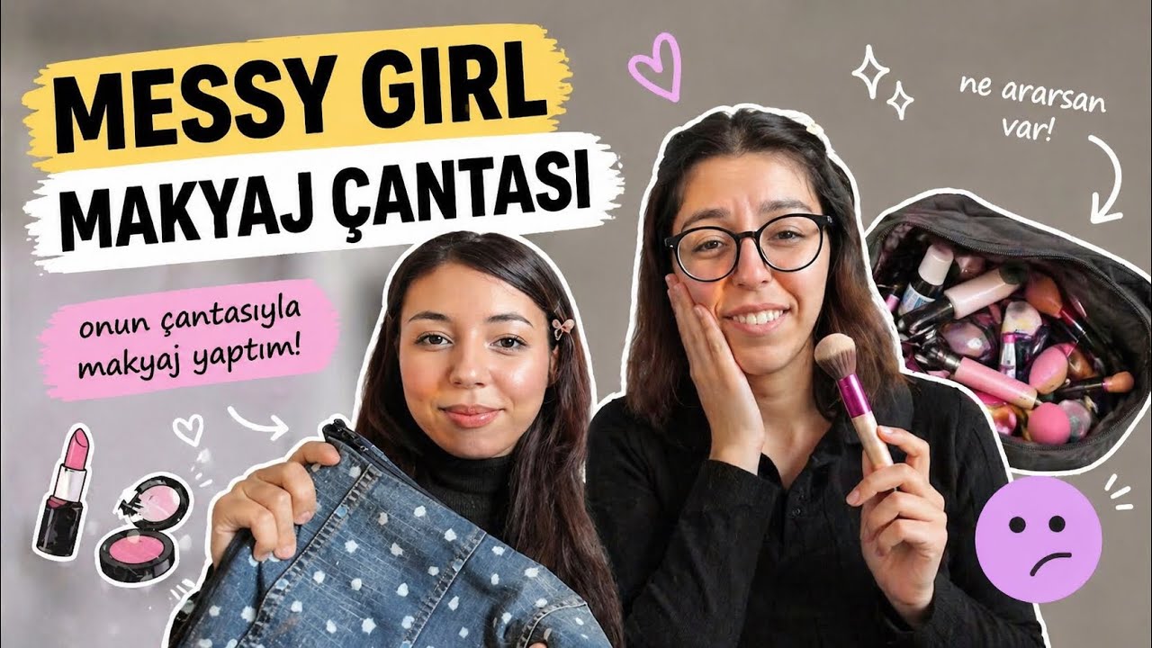 KARDEŞİMİN MAKYAJ MALZEMELERİ İLE MAKYAJ YAPTIM 💄 O MU BU MU SORULARI İLE