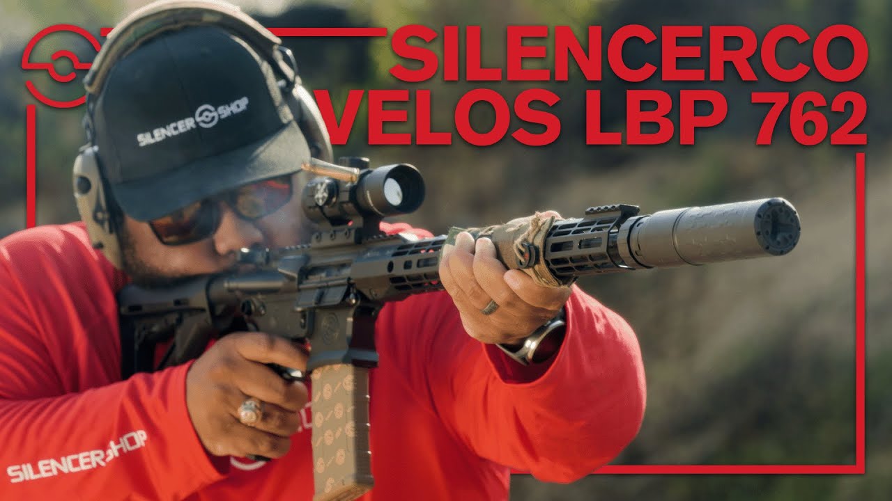 SilencerCo Velos LBP 762 — высокопроизводительный глушитель с низким противодавлением 308