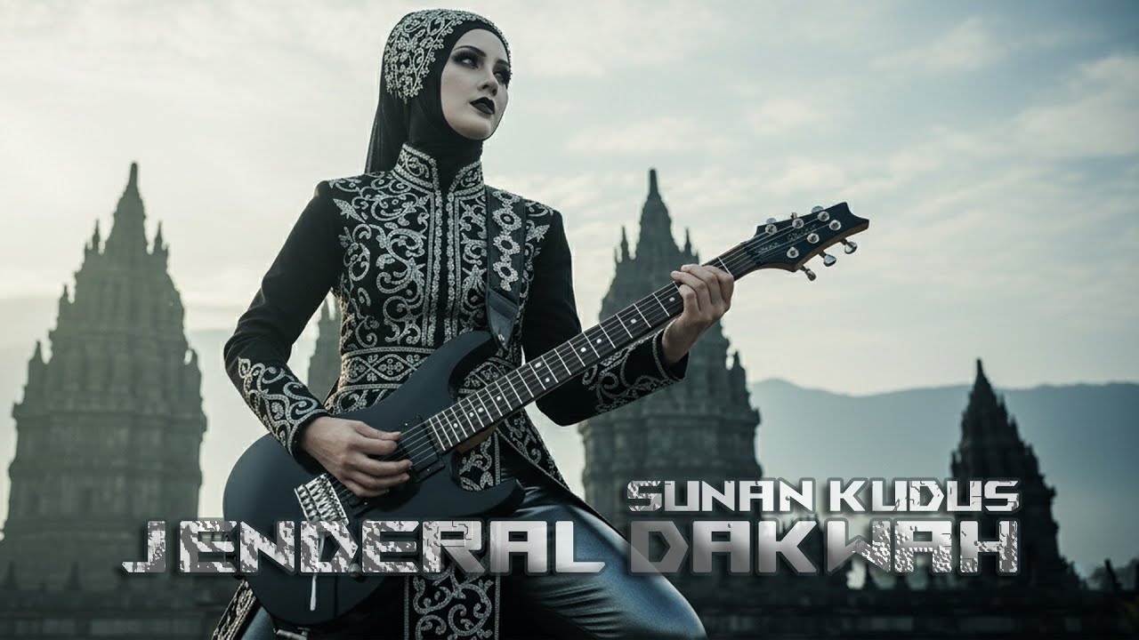 JENDERAL DAKWAH (SUNAN KUDUS) - GOTHIC GIRLS METAL RELIGI | OFFICIAL LYRIC MUSIC VIDEO
